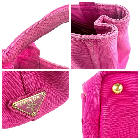 Prada Vintage Canapa Canvas Tote - Picture 7 of 7